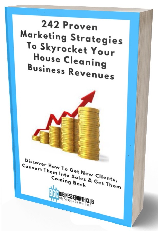 free ebook 242 marketing strategies to skyrocket your house cleaning business sales and revenues 1