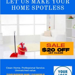 flyer example start your house cleaning business